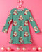 Gumdrop Pop (Teal) | Modal Ruffle Gown