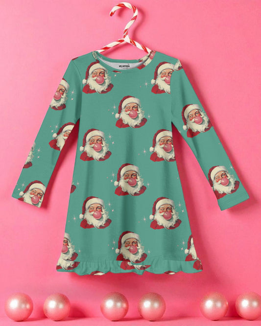 Gumdrop Pop (Teal) | Modal Ruffle Gown