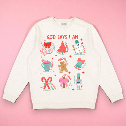 God Says Crewneck Sweatshirt