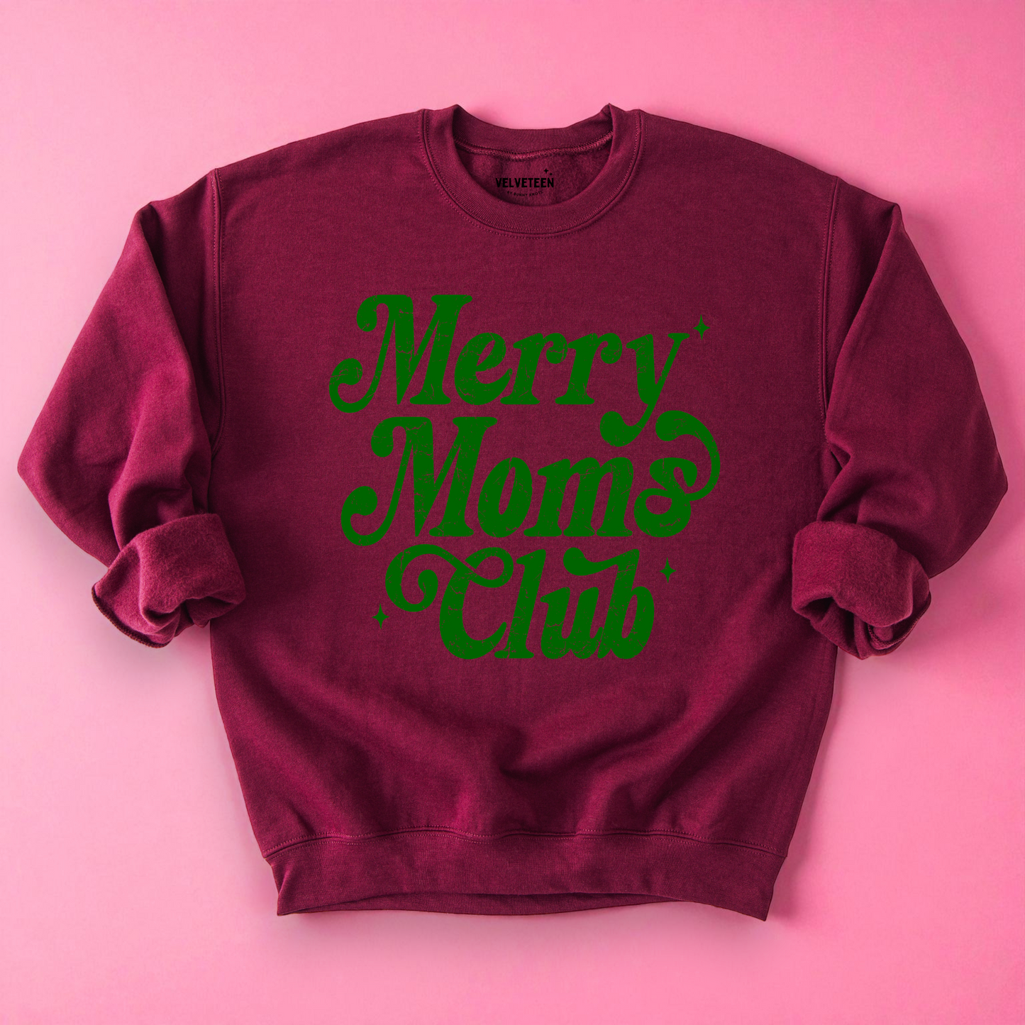 Merry Moms Club Crewneck Sweatshirt