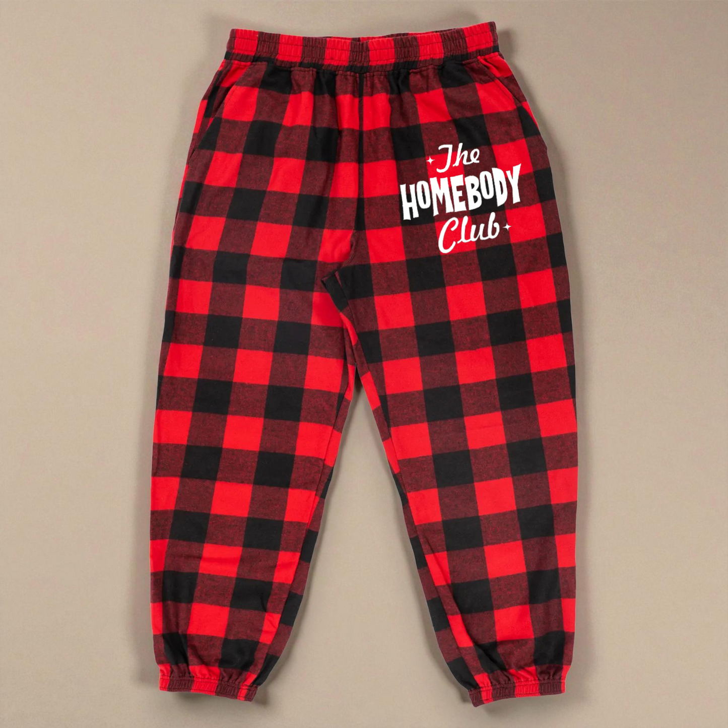 Homebody Club Flannel Jogger Pants