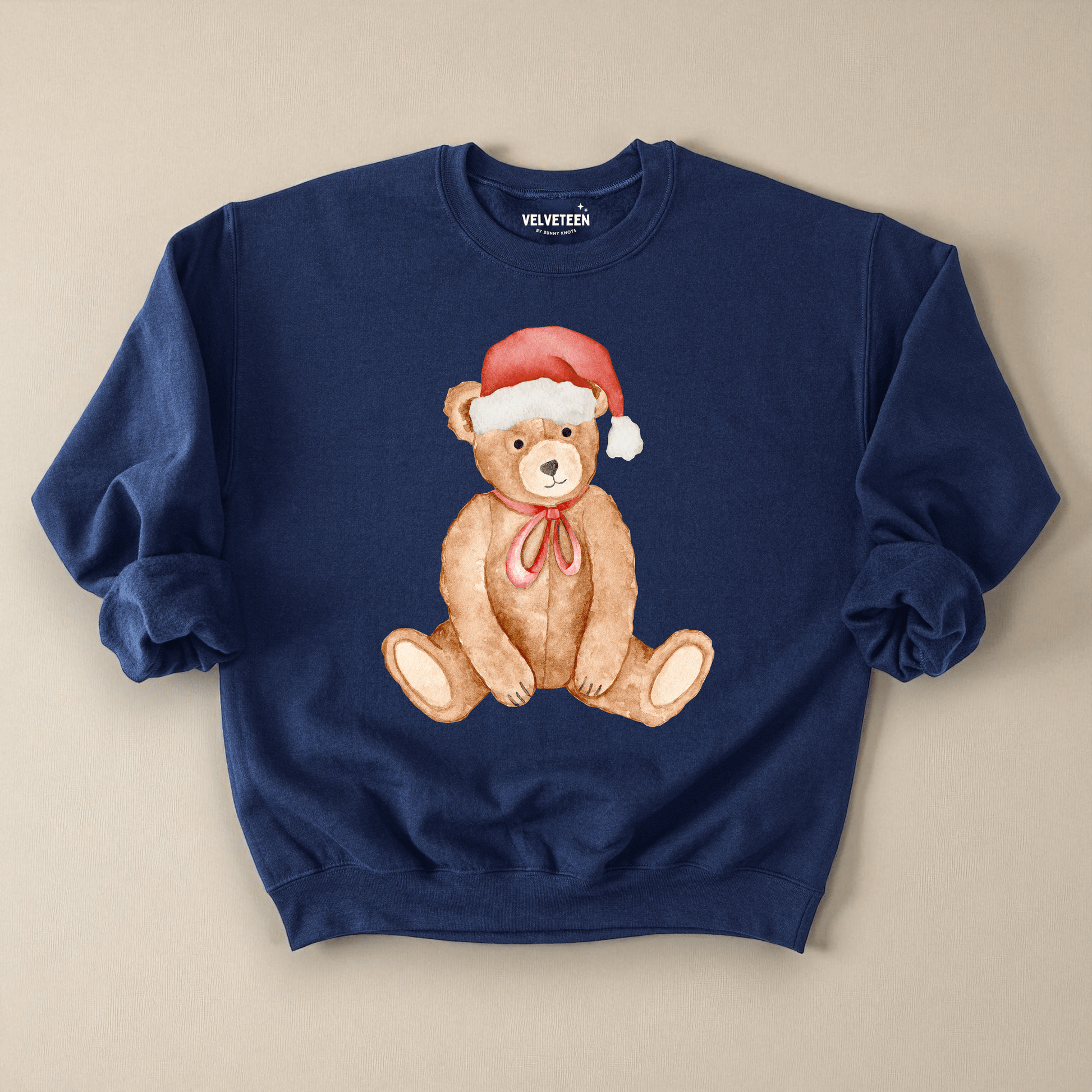 Teddy Crewneck Sweatshirt - Bunny Knots