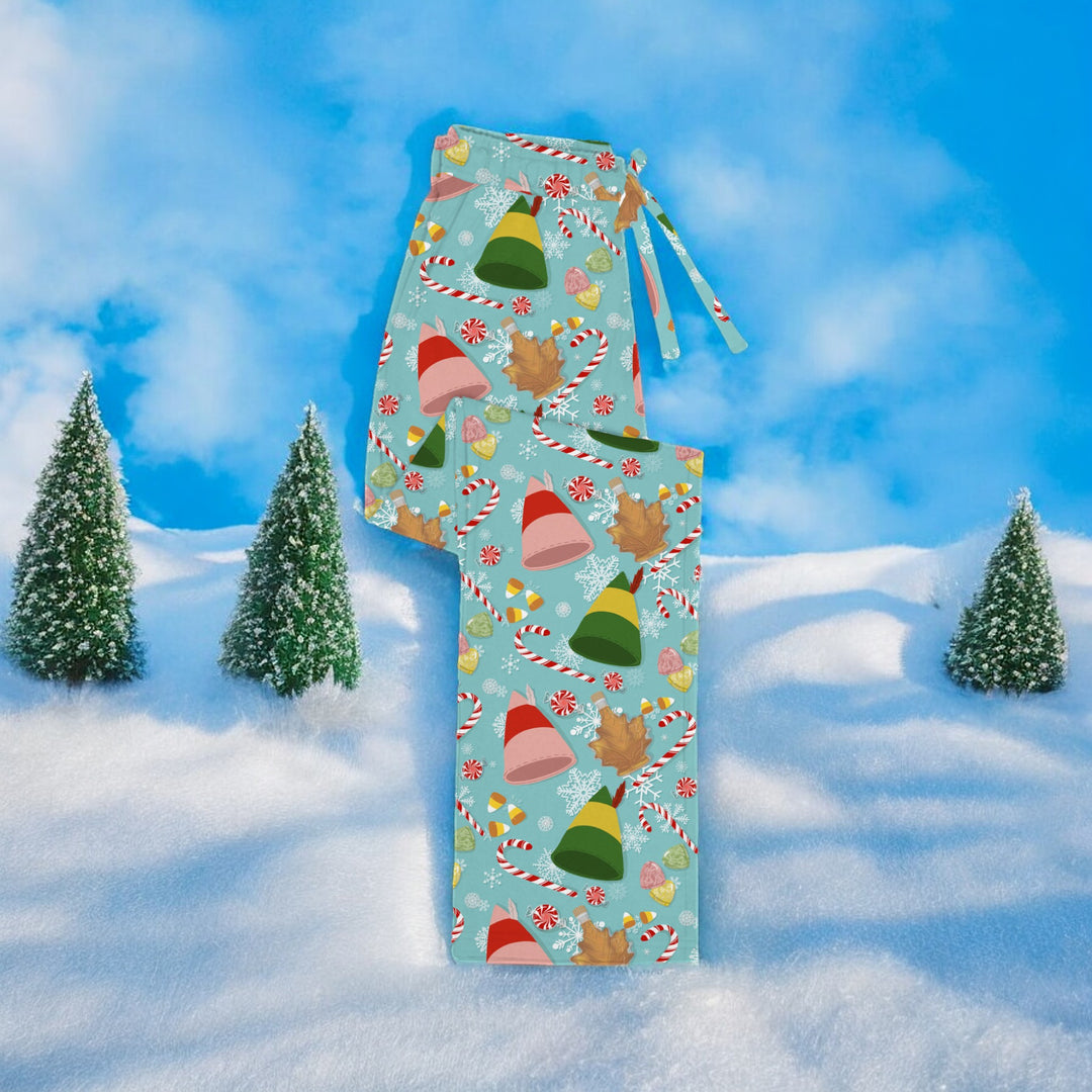 Elf Food Groups | Unisex Bamboo Lounge Pants - Bunny Knots