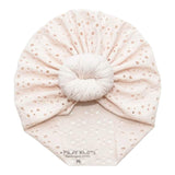 Quil | Almond Cream | Knotted Eyelet Headwrap