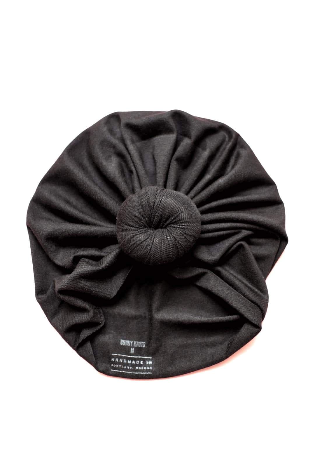 Blakely | Caviar Black | Classic Headwrap - Bunny Knots