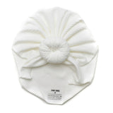 James | Ivory | Knotted Brushed Rib Headwrap