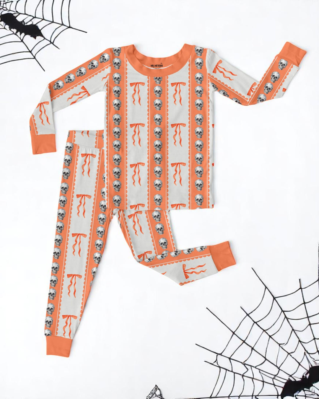 Frighteningly Sweet | 2 - Piece Pajama Lounge Set - Bunny Knots