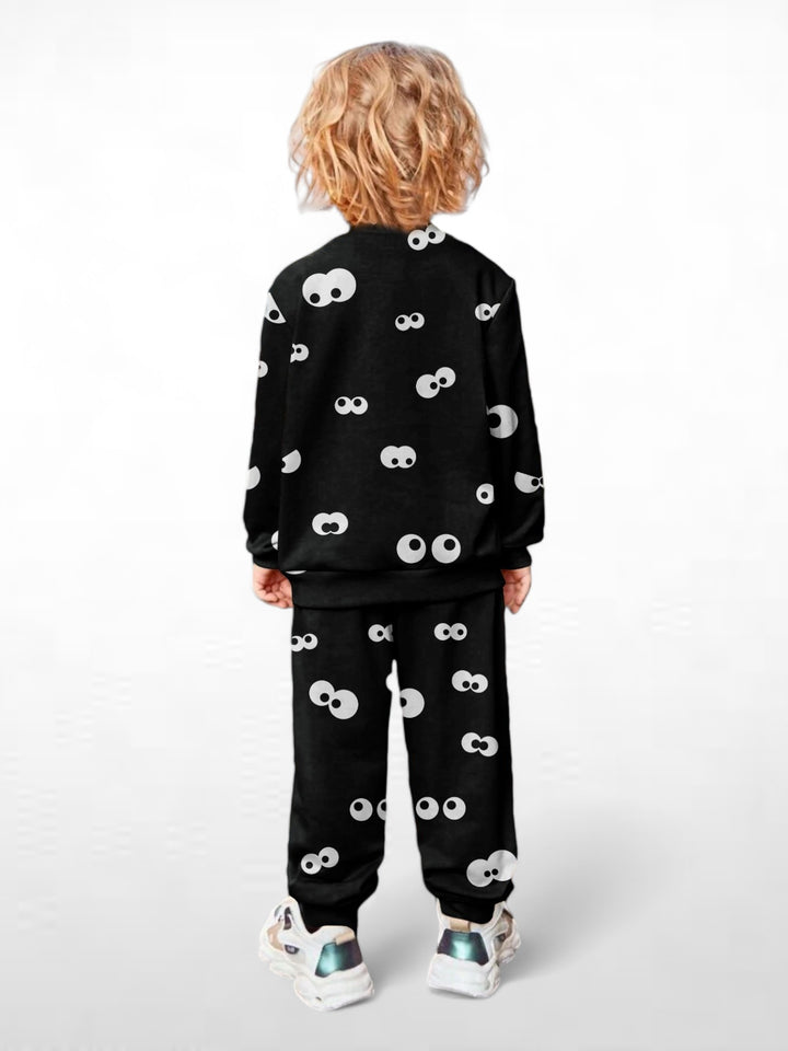 Watchful Eyes | Bamboo French Terry Jogger Set - Bunny Knots