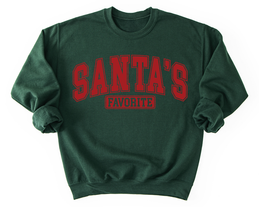 Santa's Favorite Crewneck Sweatshirt