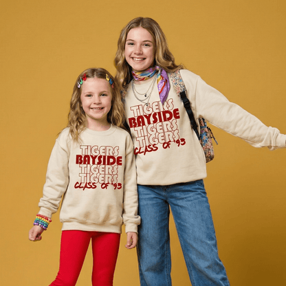 Bayside Tigers Crewneck Sweatshirt - Bunny Knots