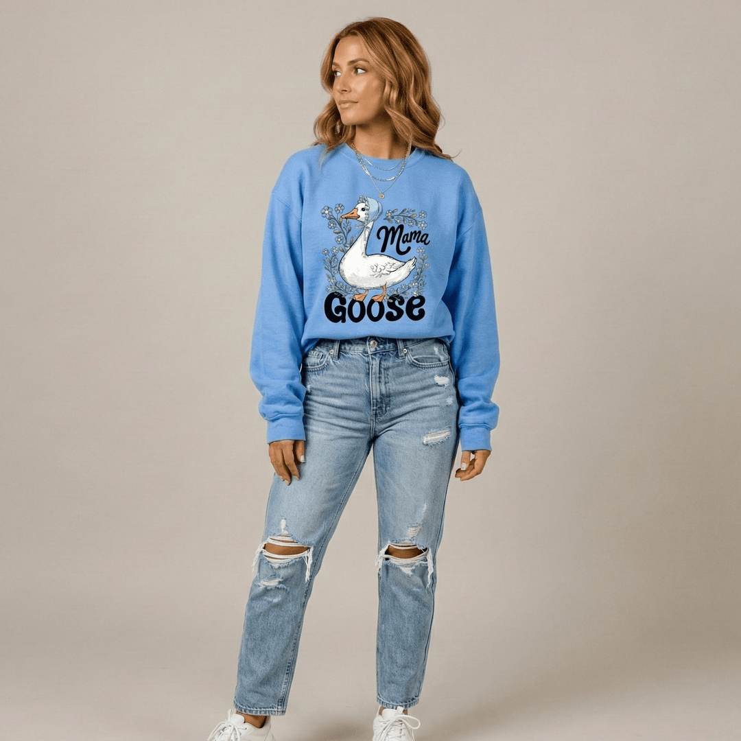 Mama Goose Crewneck Sweatshirt - Bunny Knots