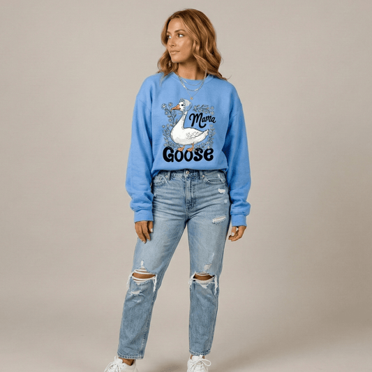 Mama Goose Crewneck Sweatshirt - Bunny Knots