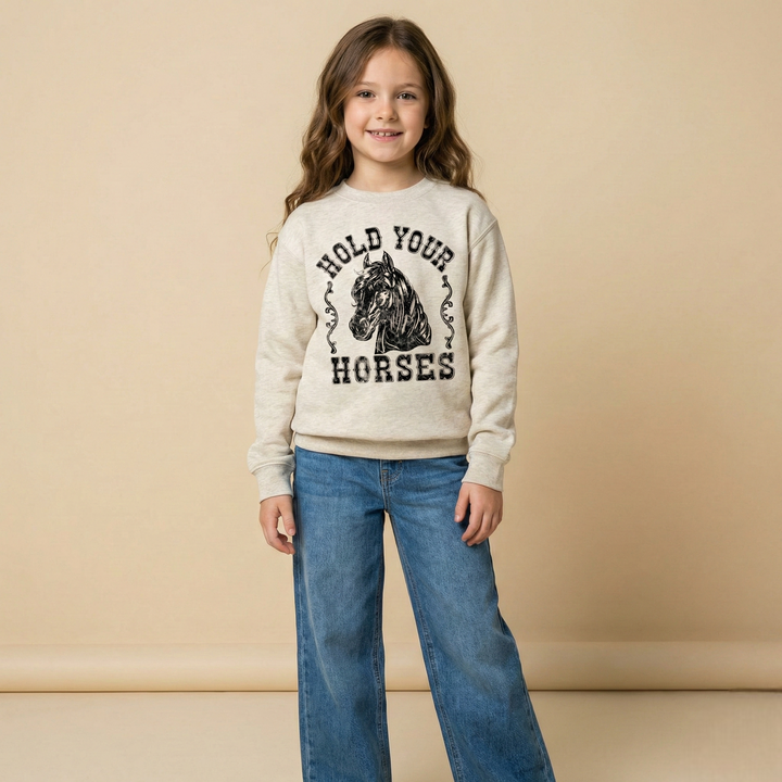 Hold Your Horses Crewneck Sweatshirt