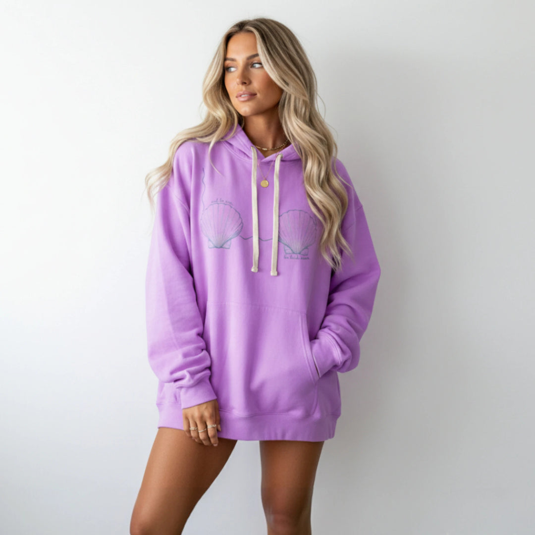 Out To Sea Be Back Never Lightweight Hoodie