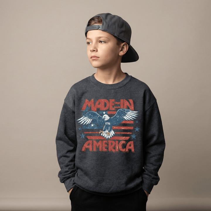 Made in America Crewneck Sweatshirt - Bunny Knots