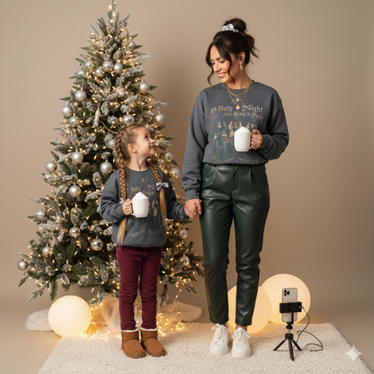 O' Holy Night Crewneck Sweatshirt