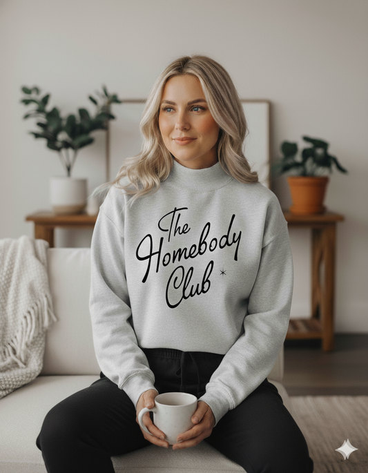 Homebody Club Women's Mockneck Sweatshirt