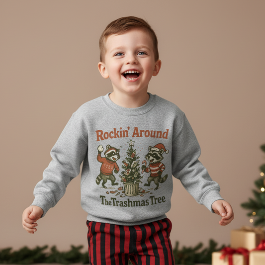 Trashmas Tree Crewneck Sweatshirt