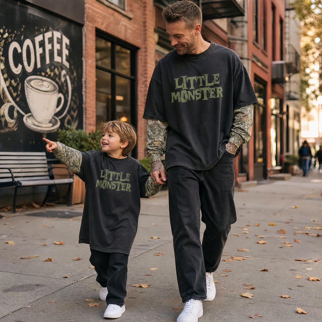 Little Monster Luxe Oversized Twofer Sleeve Shirt