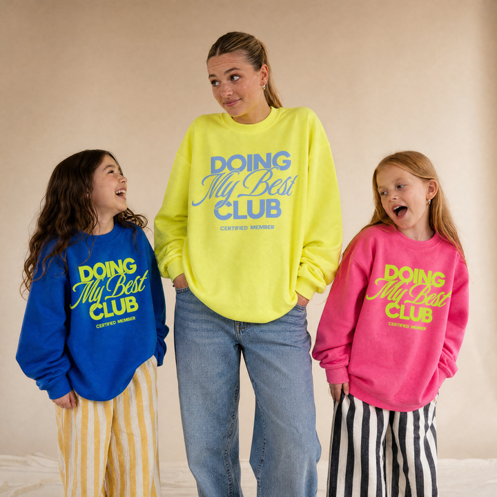 Doing My Best Club Crewneck Sweatshirt