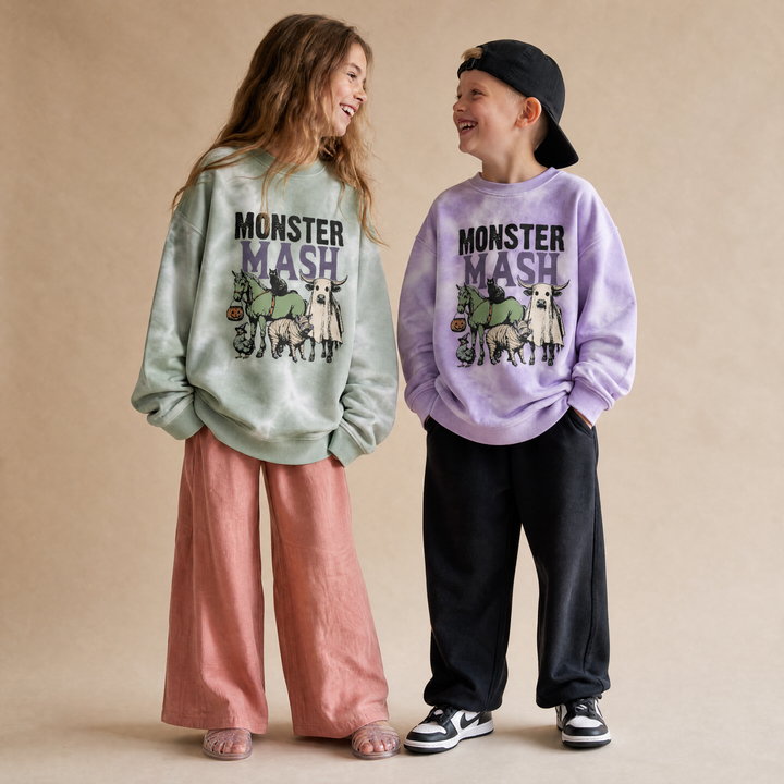 Moonster Mash Tie Dye Sweatshirt