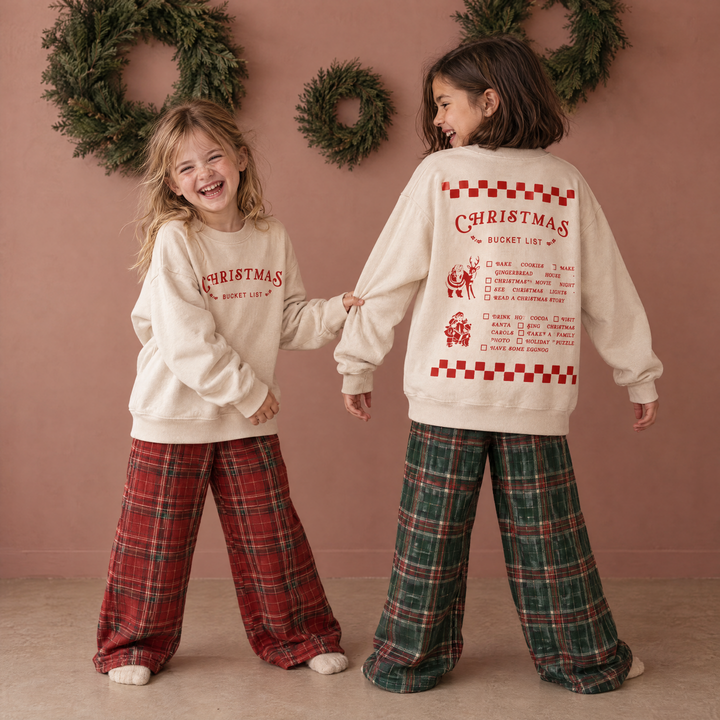 Christmas Bucket List Crewneck Sweatshirt