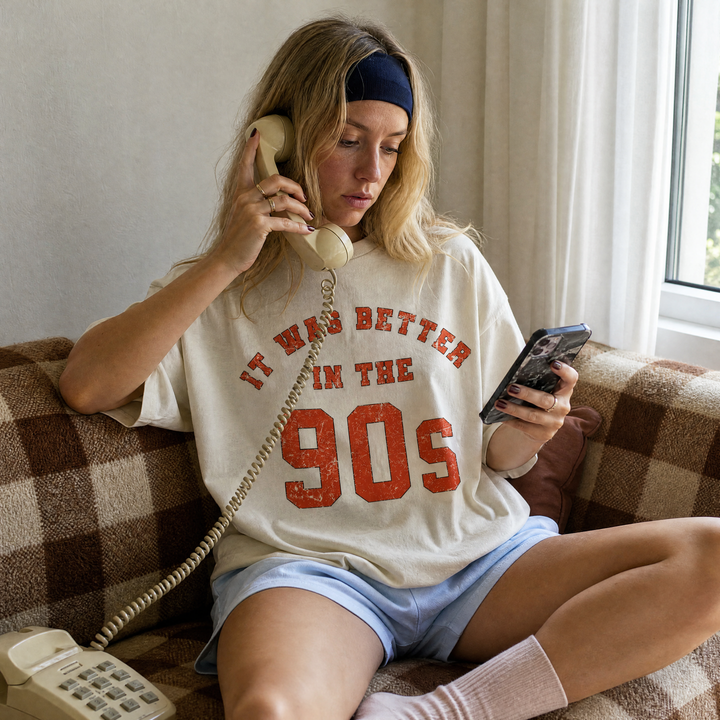 Better in The 90's Luxe Oversized Drop Sleeve T-Shirt