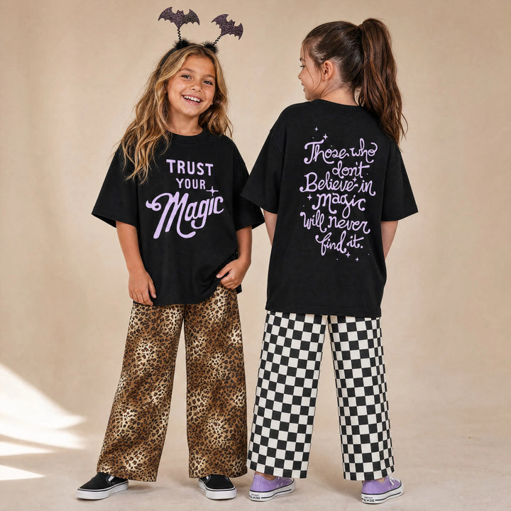 Trust Your Magic Luxe Oversized Drop Sleeve T-Shirt