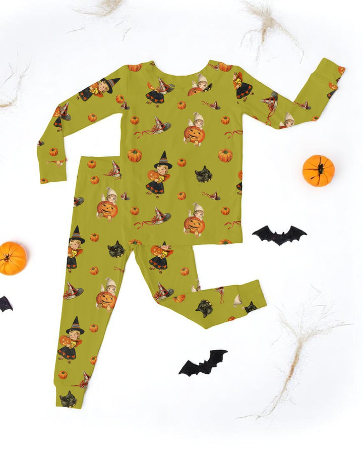Halloween Greetings | 2 - Piece Pajama Lounge Set - Bunny Knots