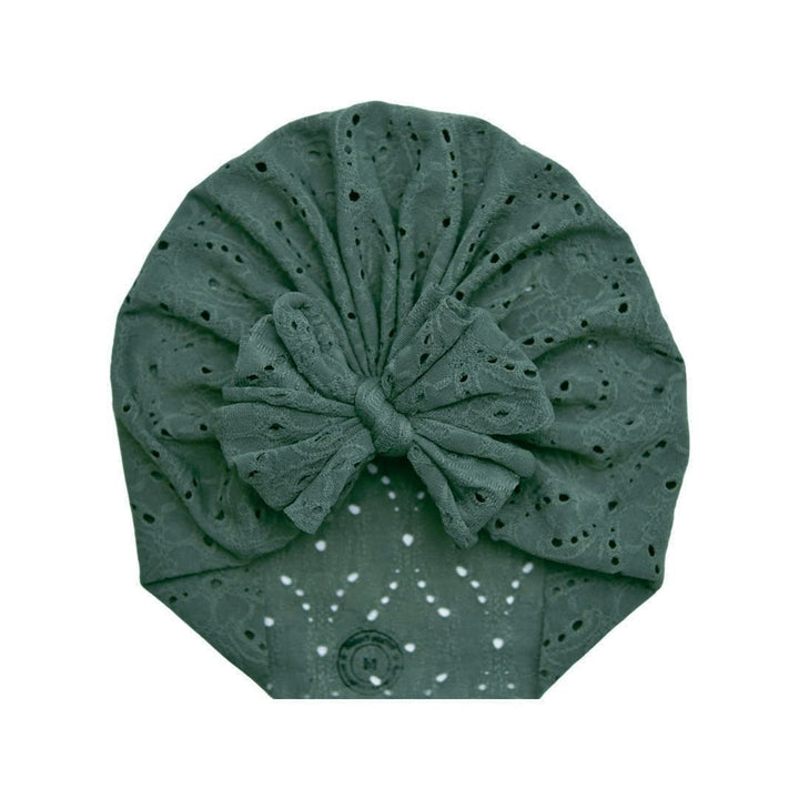 Tizlee | Spanish Moss | Eyelet Headwrap - Bunny Knots