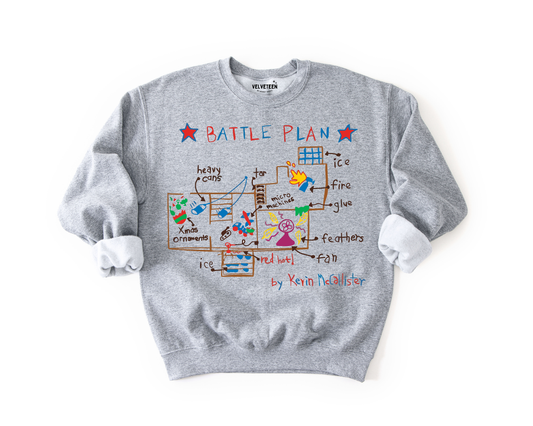Home Alone Battle Plan Crewneck Sweatshirt