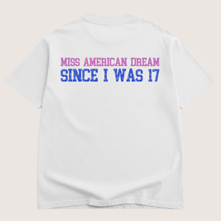 Miss American Dream Luxe Oversized Drop Sleeve T-Shirt