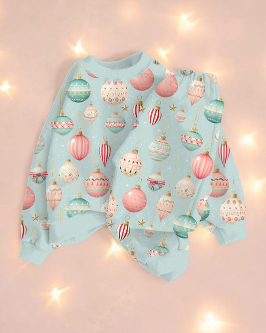 Merry Baubles | Bamboo French Terry Jogger Set
