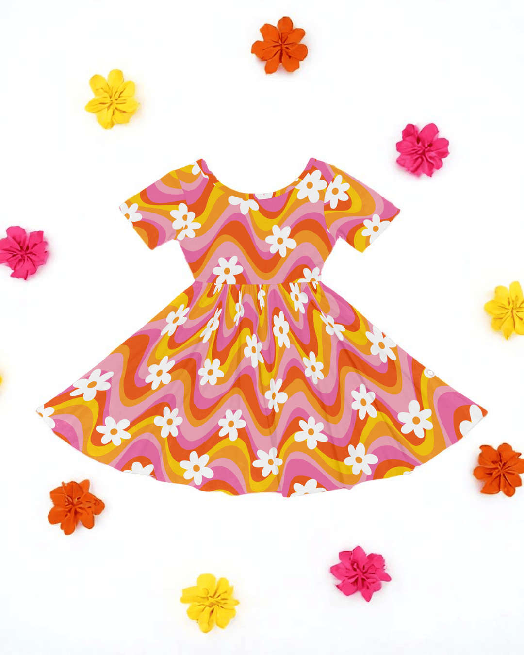 Groovy Girl Twirl Dress - Bunny Knots