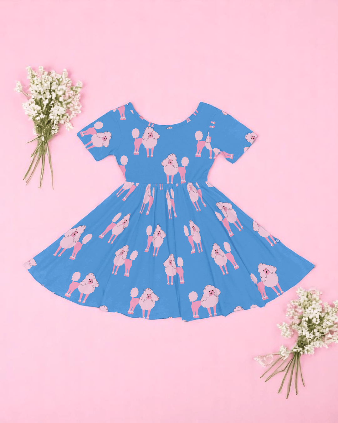Posh Poodle Twirl Dress - Bunny Knots