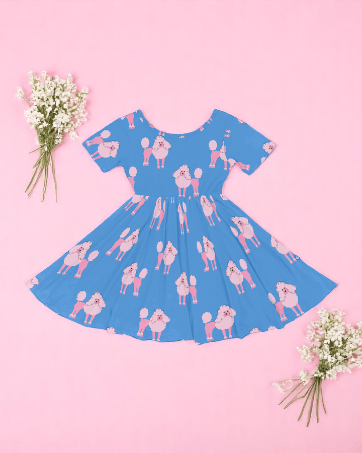 Posh Poodle Twirl Dress - Bunny Knots