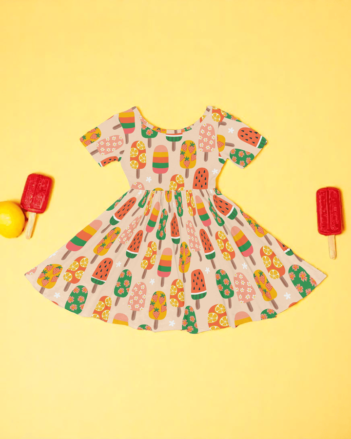 Ice Lolly Twirl Dress - Bunny Knots