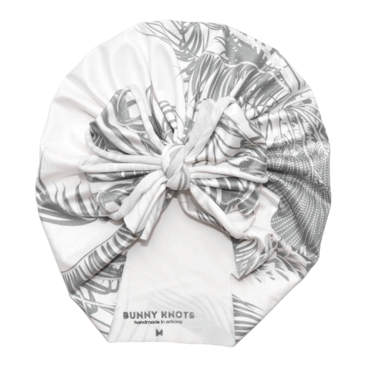 Sita | Enchanted Jungle Palms | Classic Headwrap - Bunny Knots