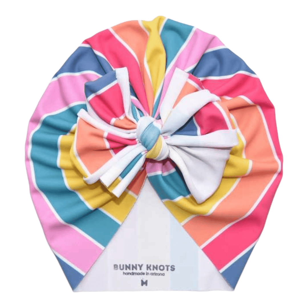 Albion | Beach Bum Stripe | Swim Headwrap - Bunny Knots
