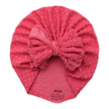 Bette | Washed Magenta | Shabby Swiss Dot Headwrap