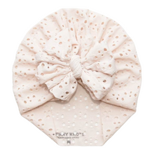 Load image into Gallery viewer, Quil | Almond Cream | Eyelet Headwrap
