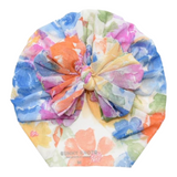 Augustina | Color Wheel Floral | Boho Mesh Headwrap