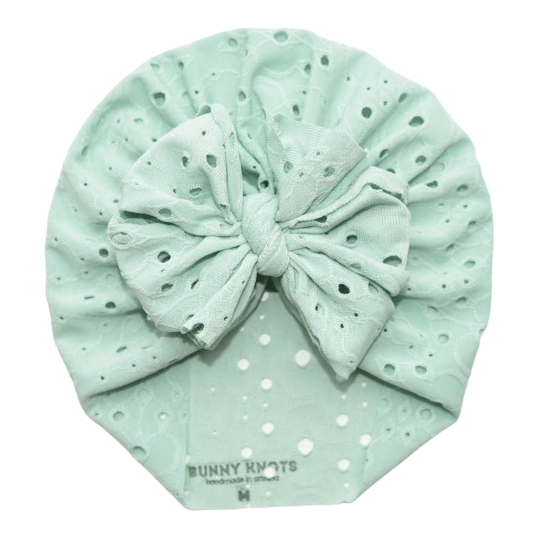 Frostini | Wishful Mint | Eyelet Headwrap - Bunny Knots