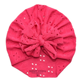 Steffie | Dreamhouse Pink | Eyelet Headwrap