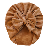 Rhodes | Nifty Camel Floral | Terry Embossed Headwrap