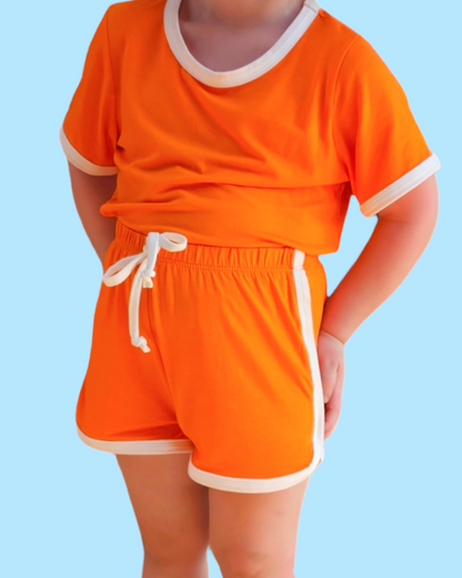 Carrot Top | Bamboo Retro Shortie Set