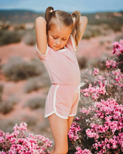 Load image into Gallery viewer, Petal Pink | Bamboo Retro Shortie Set
