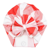 Lauryn | Picnic Red Gingham | Classic Headwrap