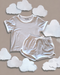Fog Grey | Bamboo Retro Shortie Set