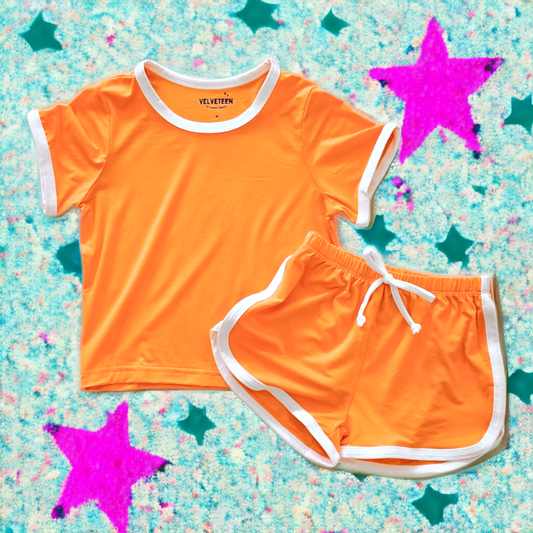 Carrot Top | Bamboo Retro Shortie Set